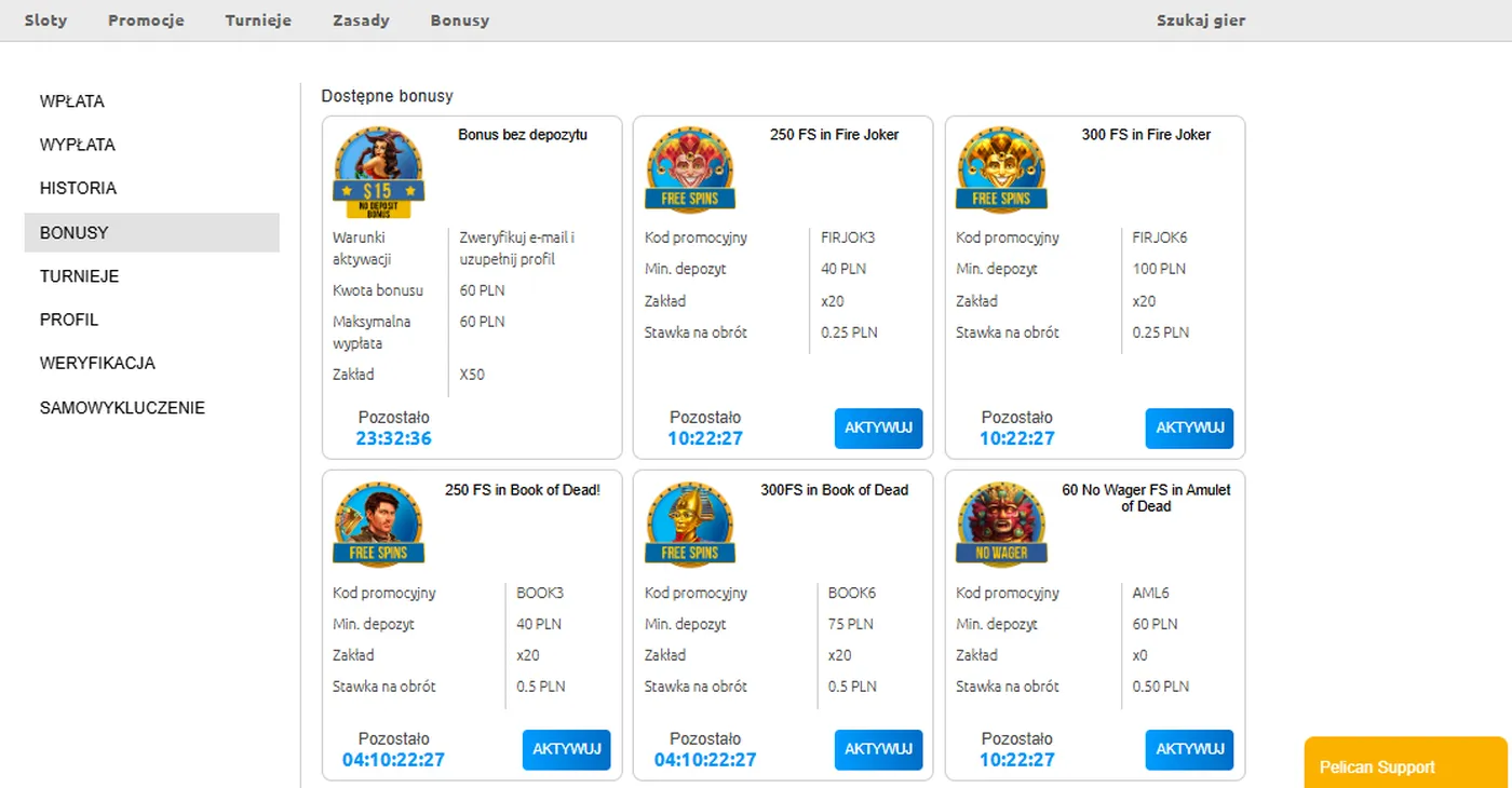 Pelican Casino Polska — logowanie i odzyskanie dostępu